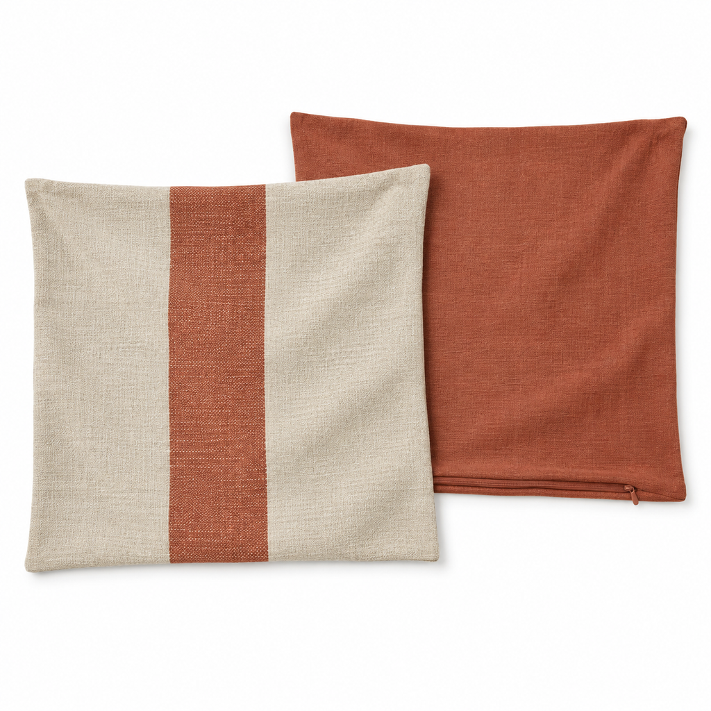 Housses de coussin double face