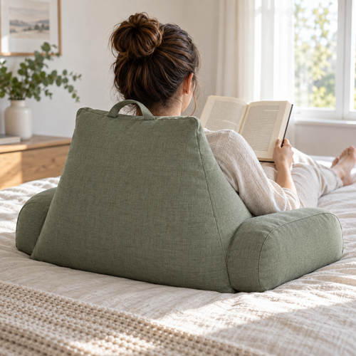 Coussin de lecture inclinable