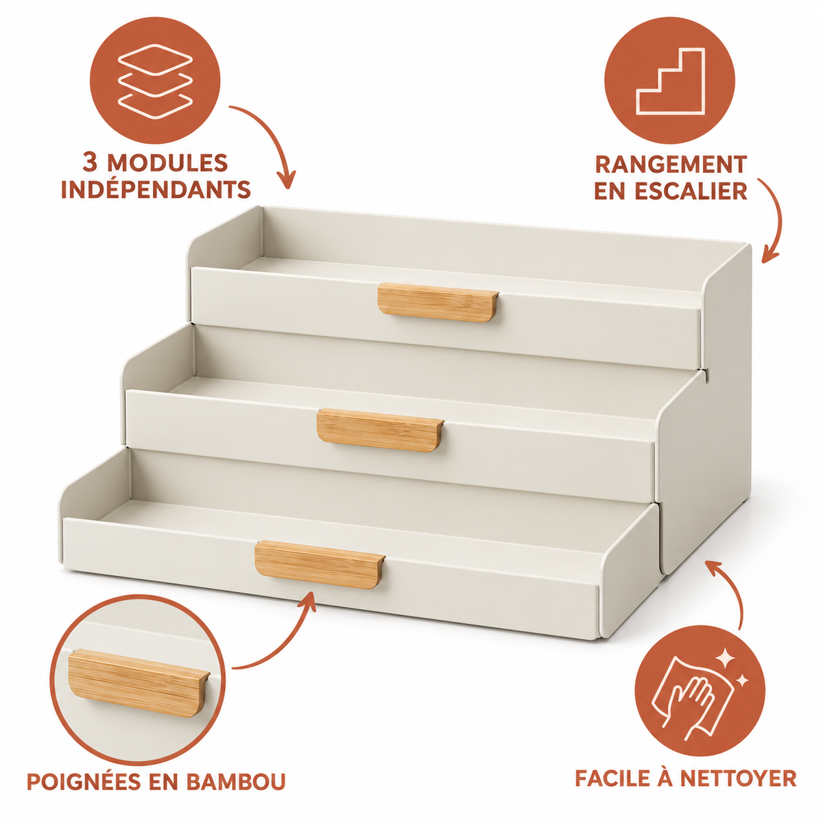 Organisateur d’épices modulable