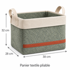Panier textile pliable