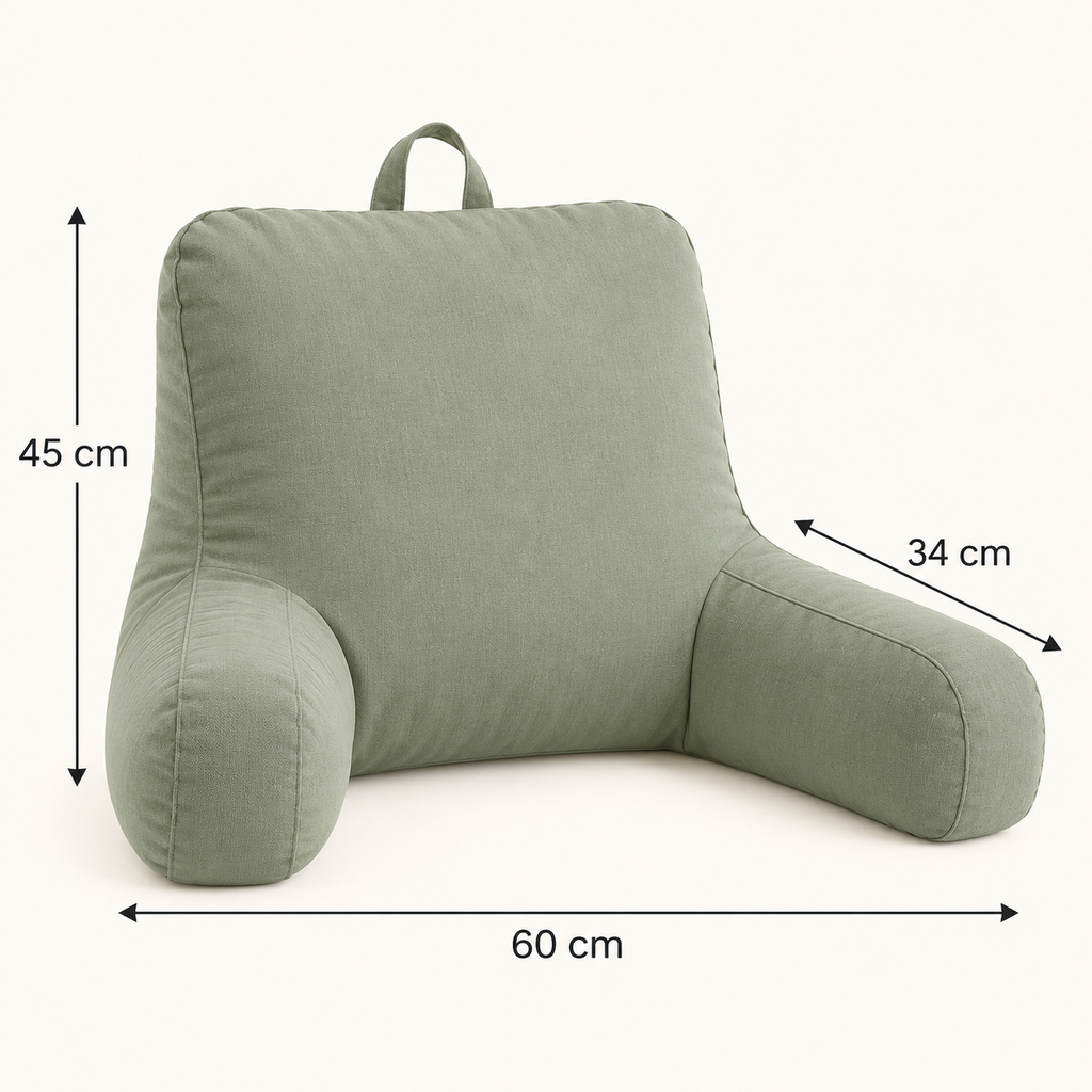 Coussin de lecture inclinable